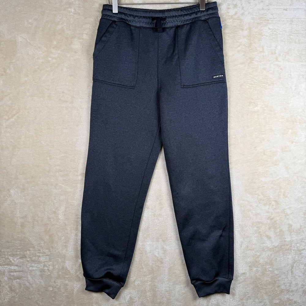 Burton Charcoal Heather Grey Fleece Jogger Pants XL Women Activewear Sweatpants
